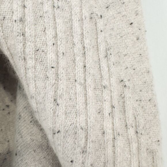 Billy Reid Donegal Heathered Cashmere V Neck Sweater Womens XS Oversized Preppy - Picture 14 of 16